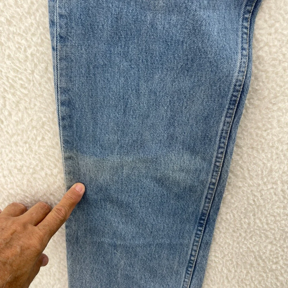 Levis 501 Jeans Mens 34x30 Blue Medium Wash Original Straight Button Fly Denim
